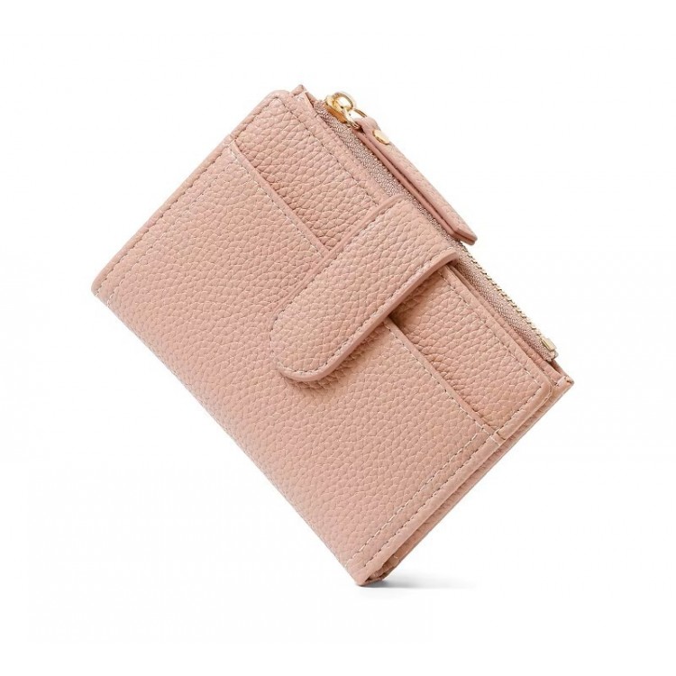Portefeuille Femme en similicuir - Rose