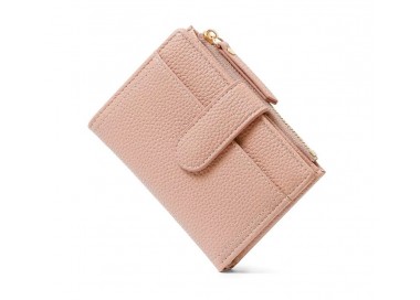 Portefeuille Femme en similicuir - Rose