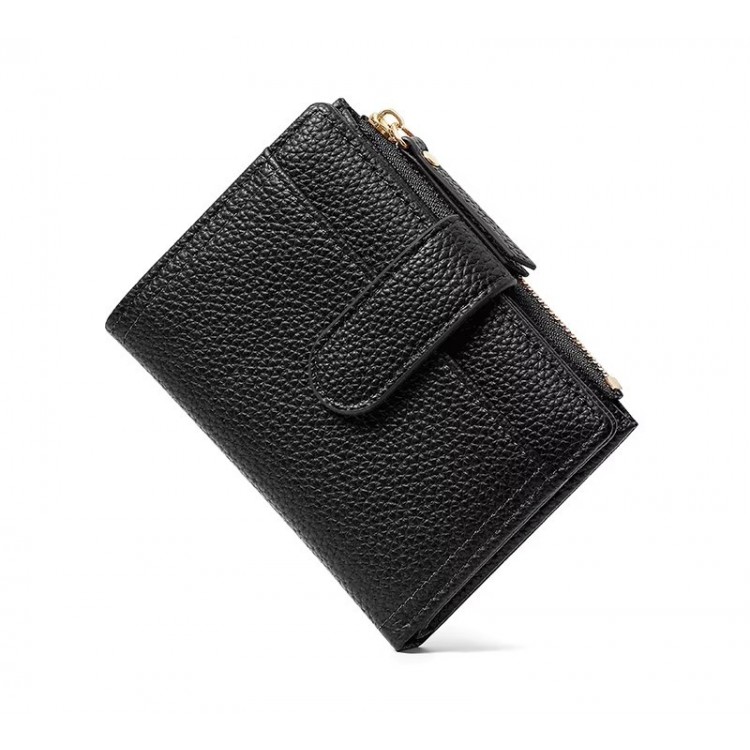Portefeuille Femme en similicuir - Noir