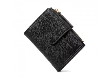 Portefeuille Femme en similicuir - Noir