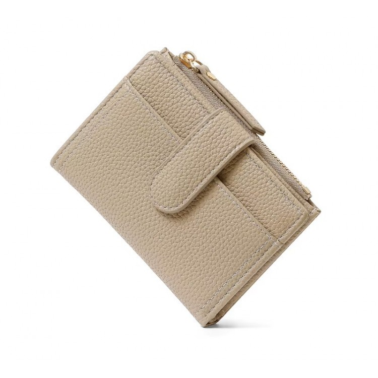 Portefeuille Femme en similicuir - Beige