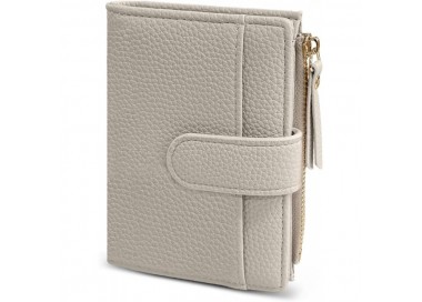 Portefeuille Femme en similicuir - Beige