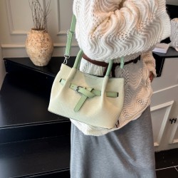 Sac fourre-tout en cuir _ Vert
