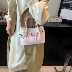 Sac fourre-tout en cuir _ Rose