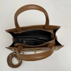 Sac bandoulière femme marron