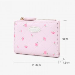 Portefeuille Femme Fleur _Creamy-white