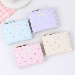 Portefeuille Femme Fleur _pink