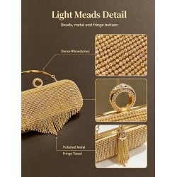 Pochette soirée Dorée