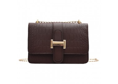 Sac à main de luxe pour femme_ Marron