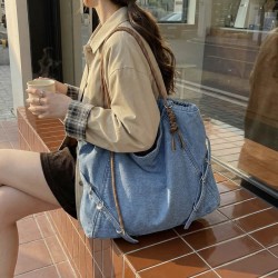 Sac Fourre-Tout en Jean _ bleu clair