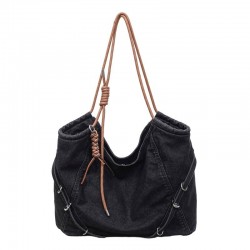 Sac Fourre-Tout en Jean _ noir