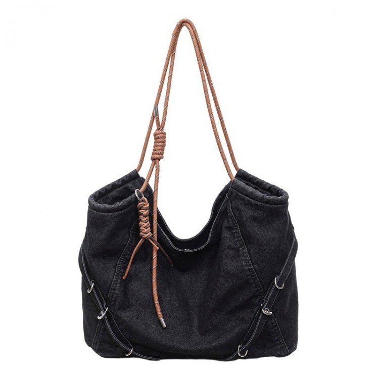 Sac Fourre-Tout en Jean _ noir