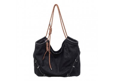 Sac Fourre-Tout en Jean _ noir