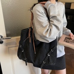 Sac Fourre-Tout en Jean _ noir