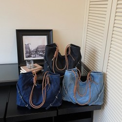 Sac Fourre-Tout en Jean _ bleu profond