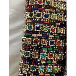 Sac à main perle multicolore