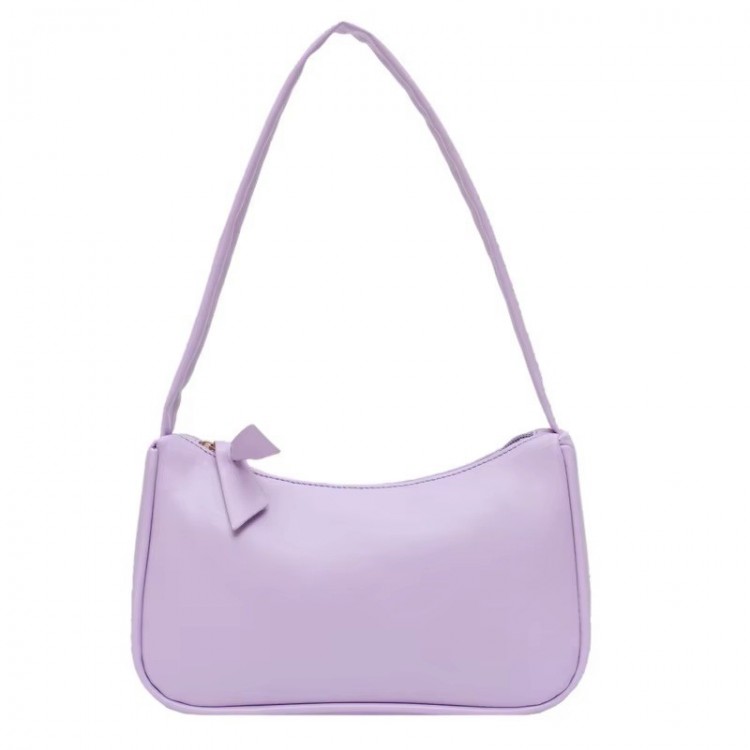 Sac chic à bandoulière de style français _ violet