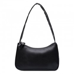 Sac chic à bandoulière de style français _ noir