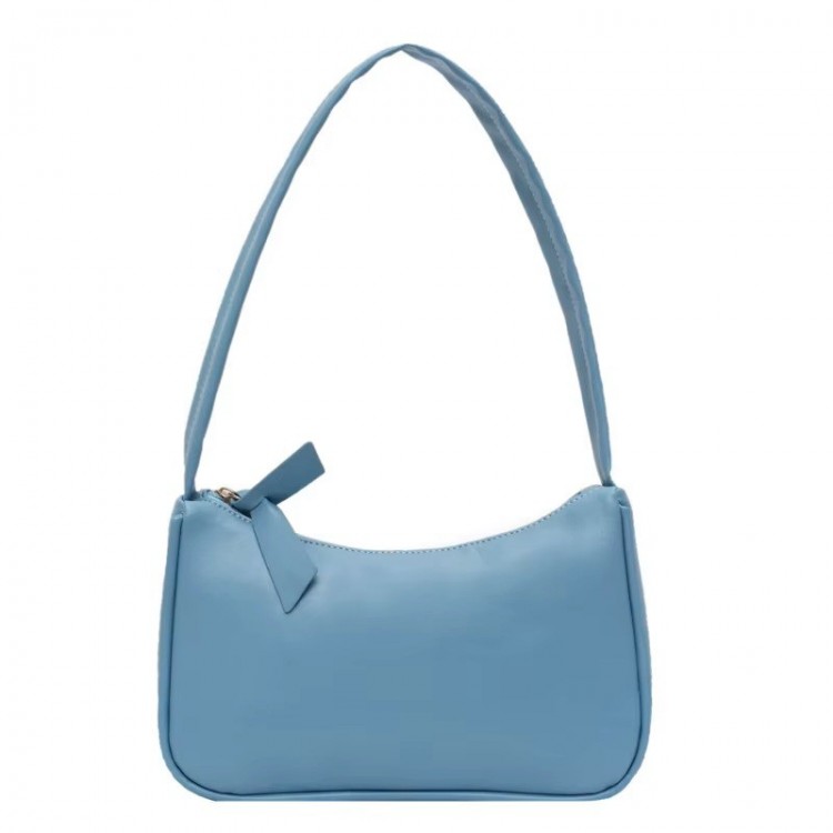 Sac chic à bandoulière de style français _ bleu