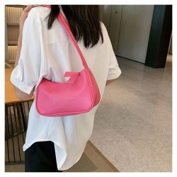 Sac chic à bandoulière tendance _ rose bonbon