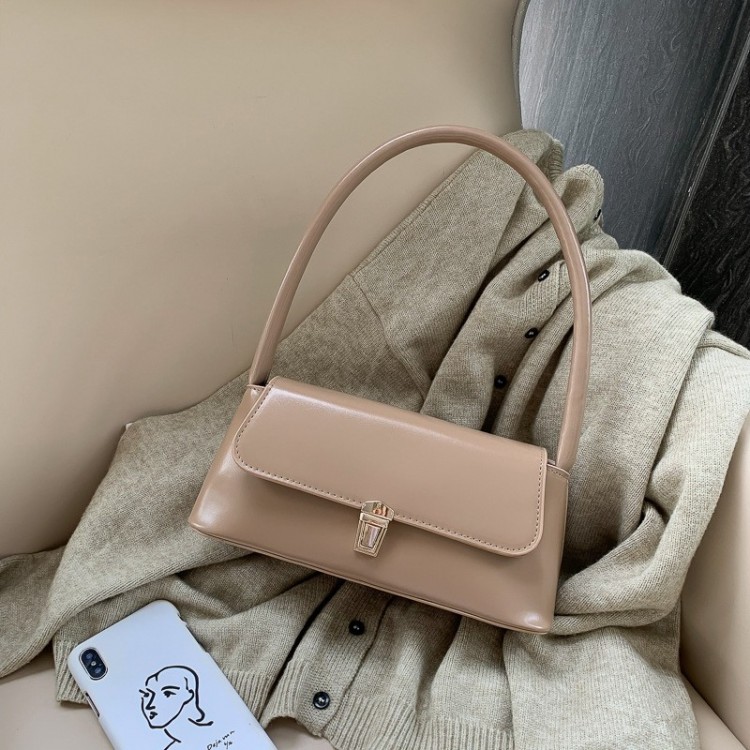 Sac à main en cuir _ beige