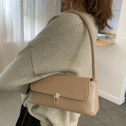 Sac à main en cuir _ beige