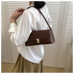 Sac à main en cuir _  marron chocolat