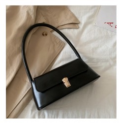 Sac à main en cuir _  noir