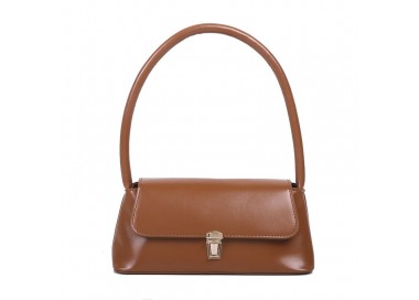 Sac à main en cuir _  caramel