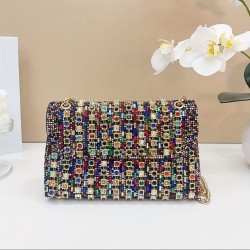 Sac à main perle multicolore