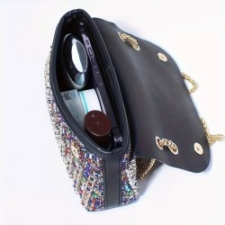Sac à main perle multicolore