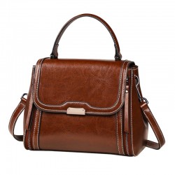 Sac bandoulière femme marron