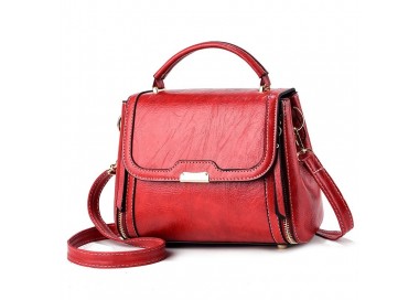 Sac bandoulière femme rouge