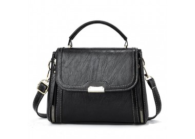 Sac bandoulière femme noir
