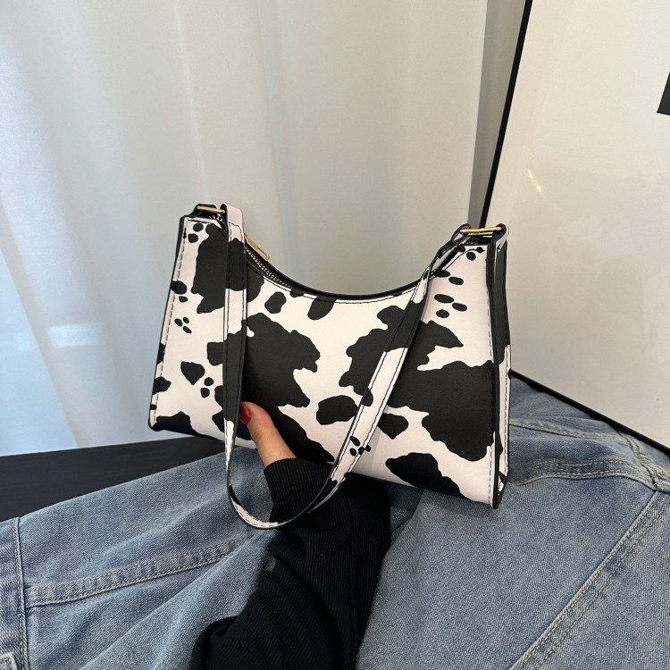 Sac bandoulière imprimé vache