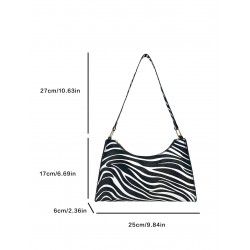 Sac bandoulière imprimé zèbre