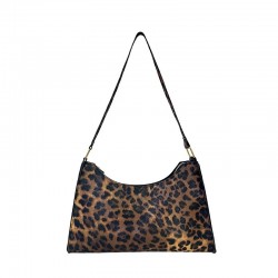 Sac bandoulière imprimé léopard