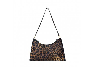 Sac bandoulière imprimé léopard