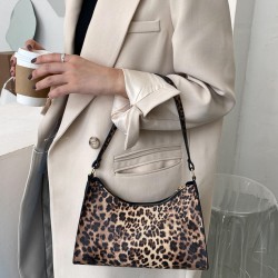 Sac bandoulière imprimé léopard