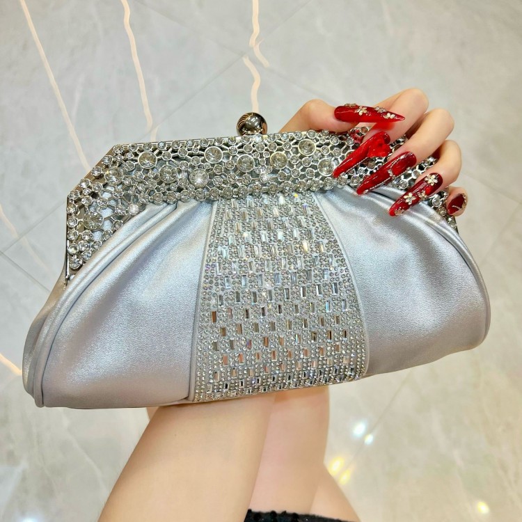 Pochette de soirée luxe _ Argent