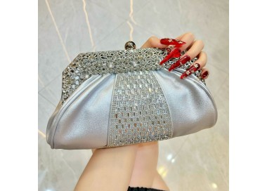 Pochette de soirée luxe _ Argent