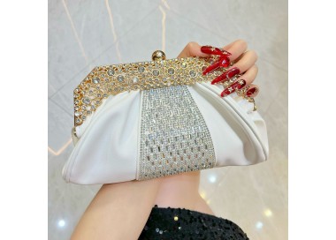 Pochette de soirée luxe _ Blanc