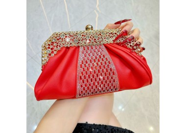 Pochette de soirée luxe _ Rouge