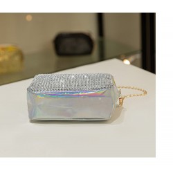 Sac à main soirée doré brillant
