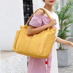 Sac Shopping Jaune