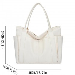 Sac Shopping Blanc
