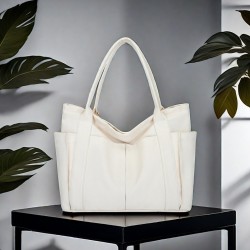 Sac Shopping Blanc