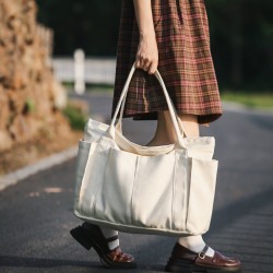 Sac Shopping Blanc