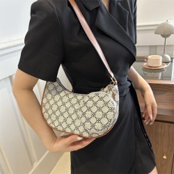 Sac Fourre-Tout Bandoulière en Similicuir - Blanc cassé