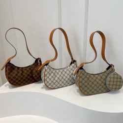 Sac Fourre-Tout Bandoulière en Similicuir - Blanc cassé
